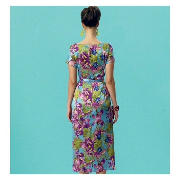 Vogue Misses 16 to 24 Circa 1955 Fitted Dress and Coat UNCUT Sewing Pattern - Picture 6 of 6